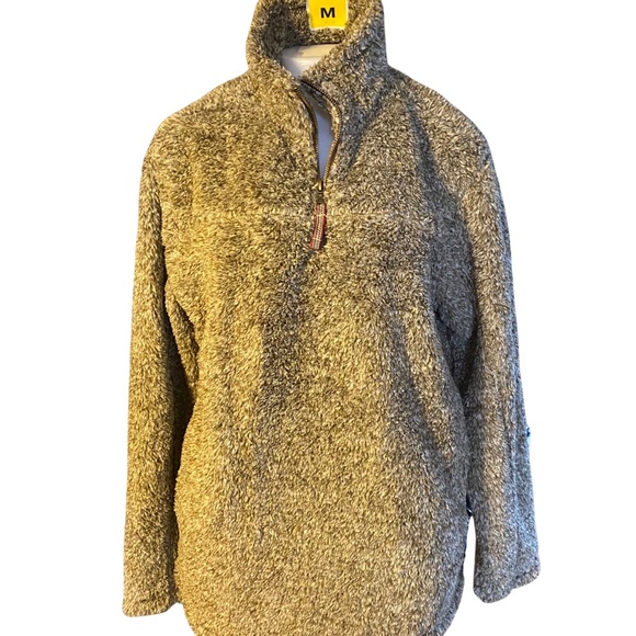 Alpine Sherpa fleece Mens pullover Size Medium - Picture 1 of 3
